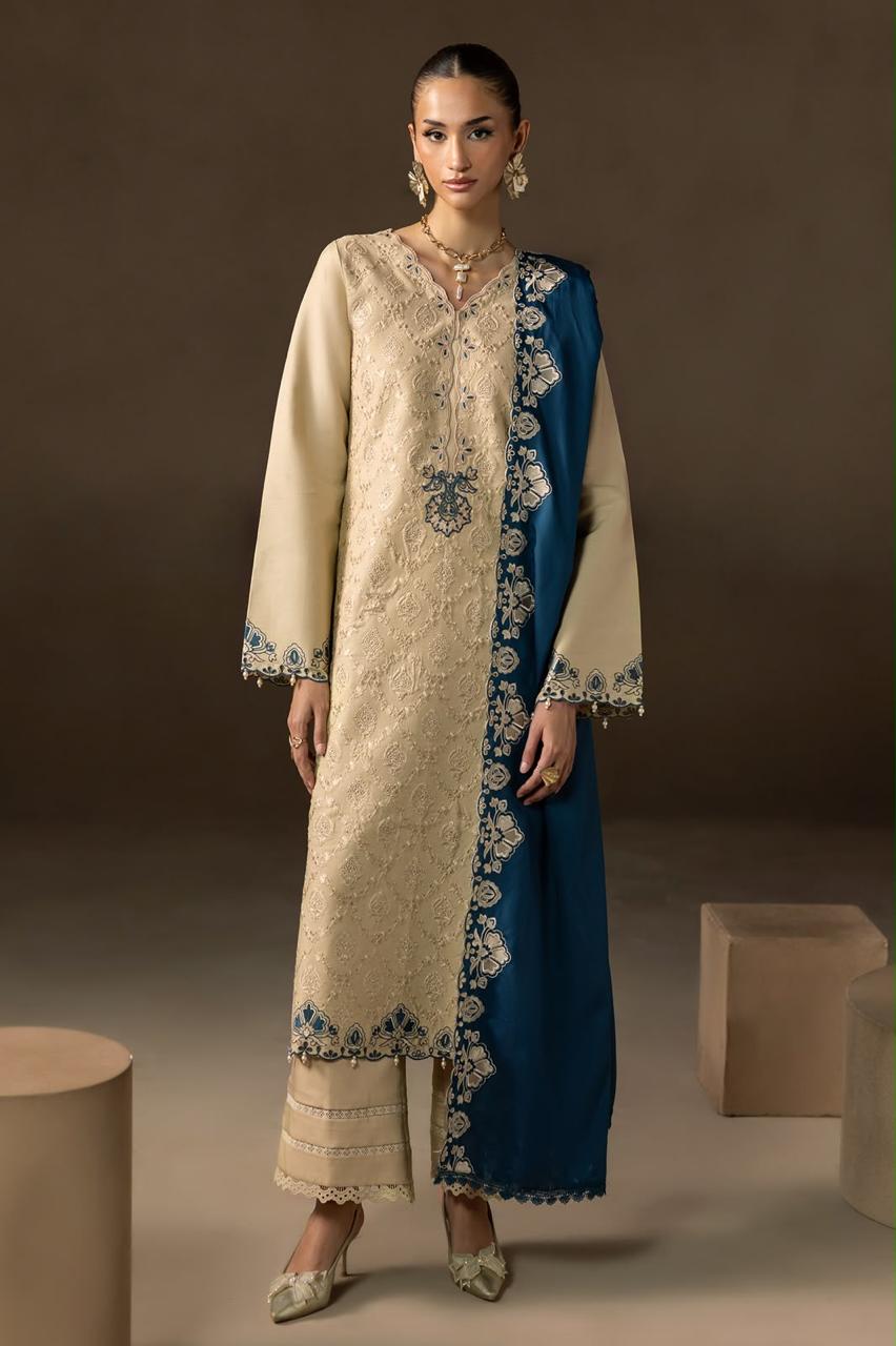 Dhanak Full Heavy Embroidered 3Pc