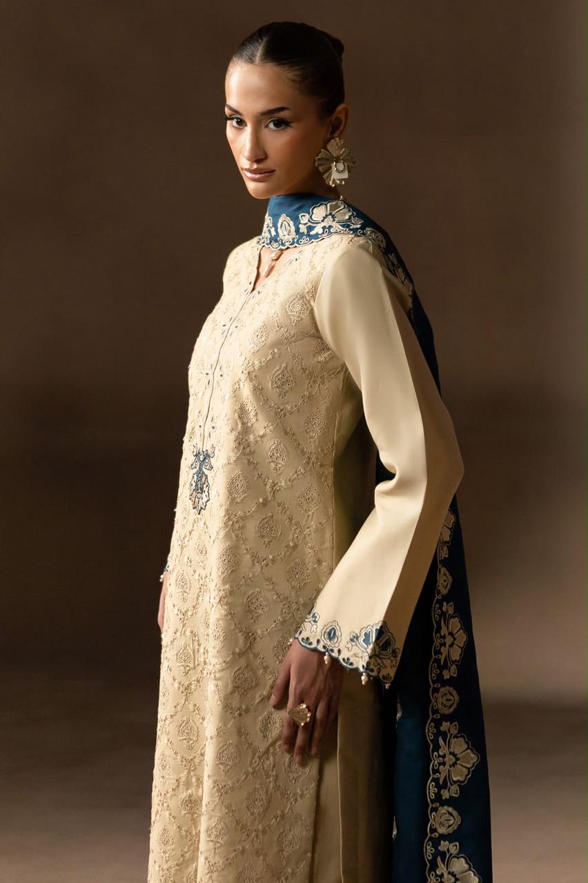 Dhanak Full Heavy Embroidered 3Pc