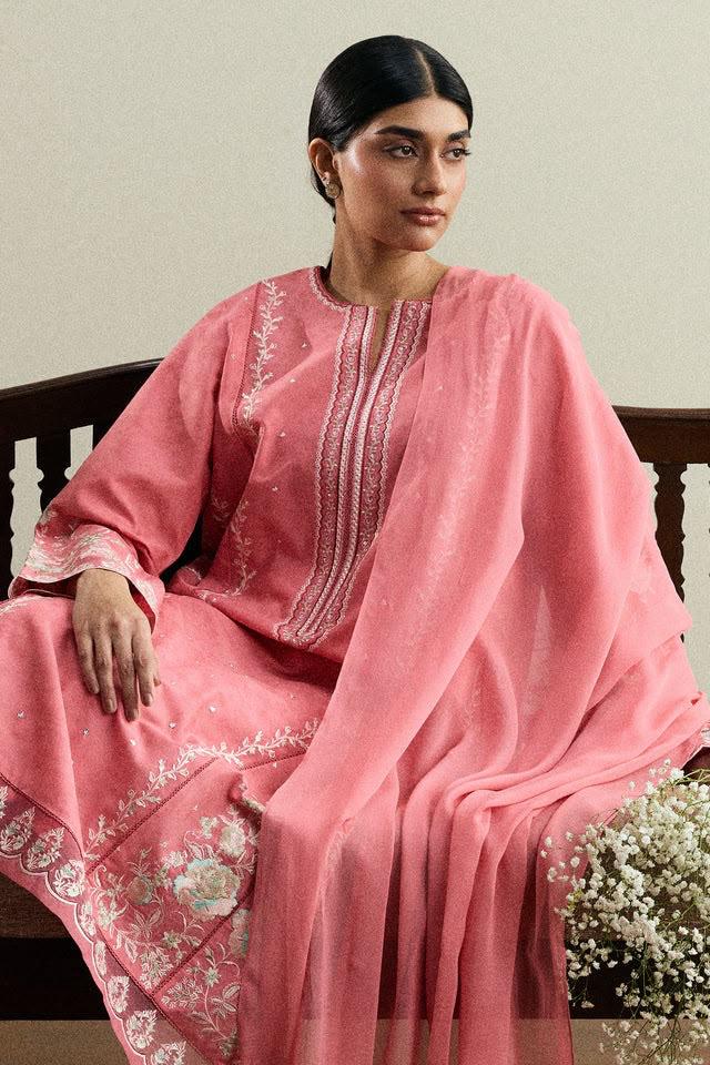 Dhanak Full Heavy Embroidered 3Pc