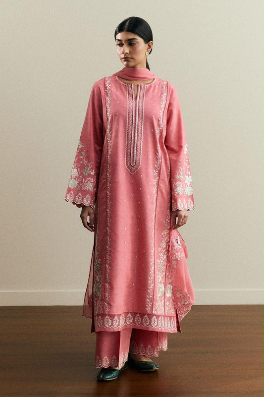 Dhanak Full Heavy Embroidered 3Pc