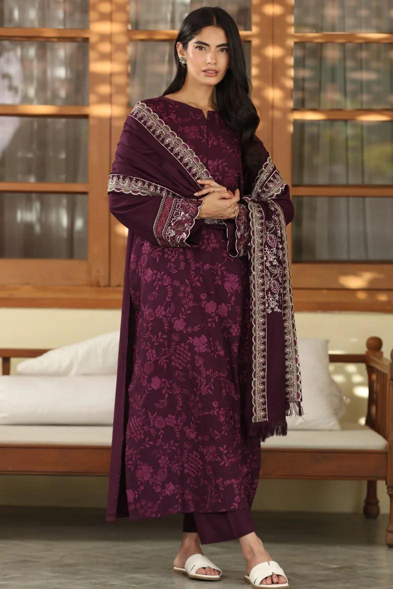 Dhanak Full Heavy Embroidered 3Pc