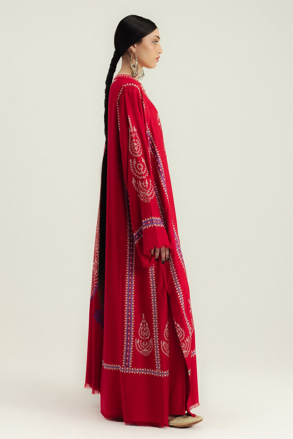 Zara Shahjahan Dhanak Full Heavy Embroidered 3Pc