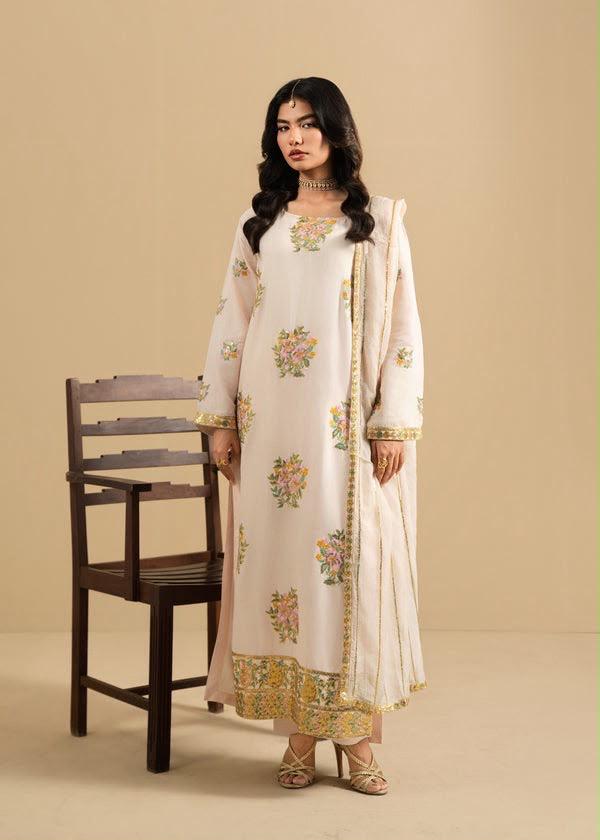 Dhanak Full Heavy Embroidered 3Pc