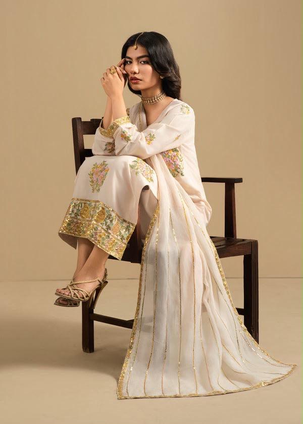 Dhanak Full Heavy Embroidered 3Pc