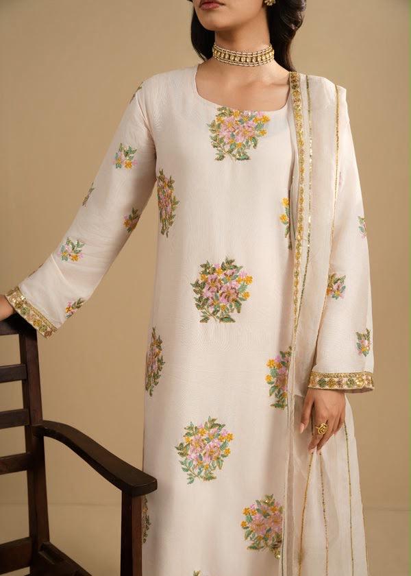 Dhanak Full Heavy Embroidered 3Pc