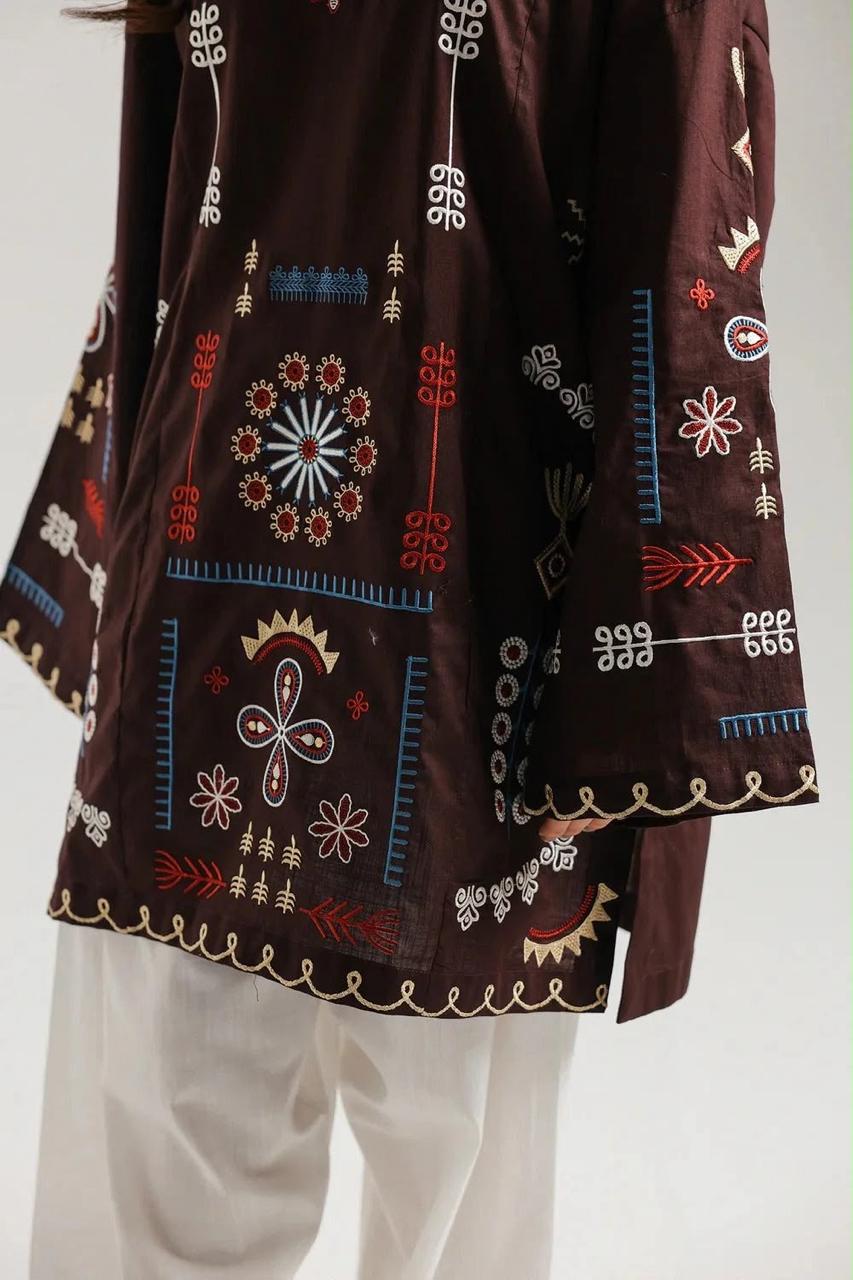 Dhanak Full Heavy Embroidered 2Pc