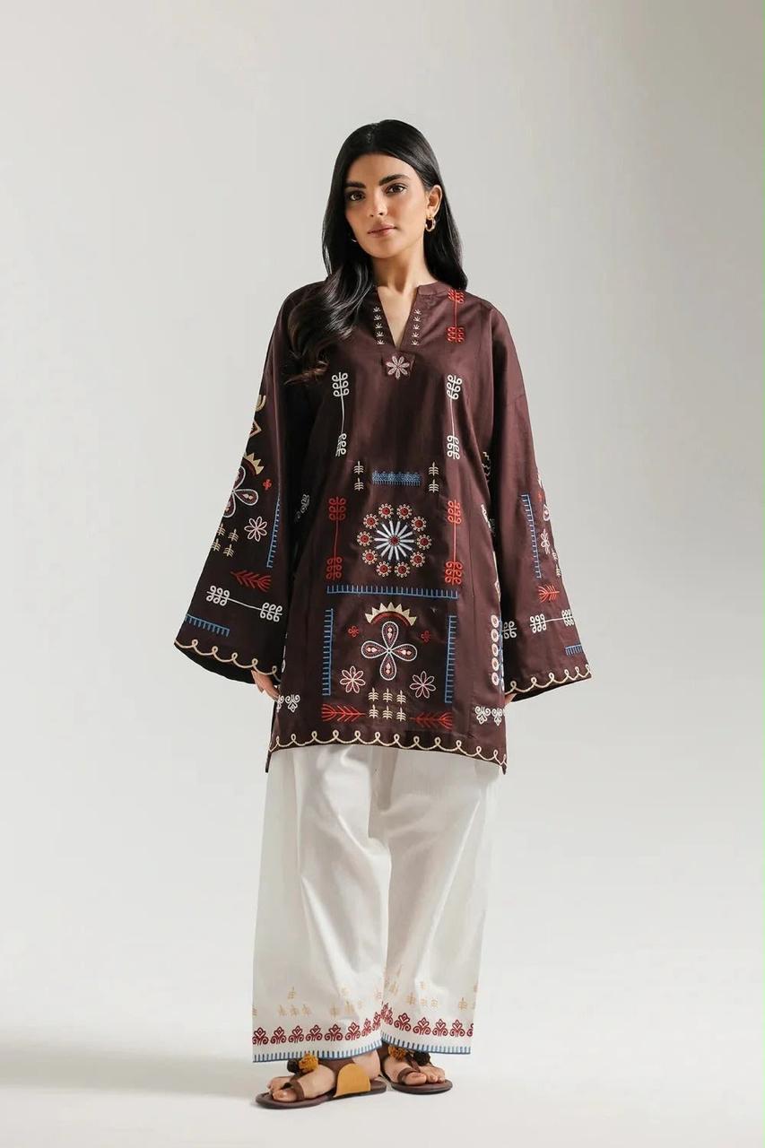 Dhanak Full Heavy Embroidered 2Pc
