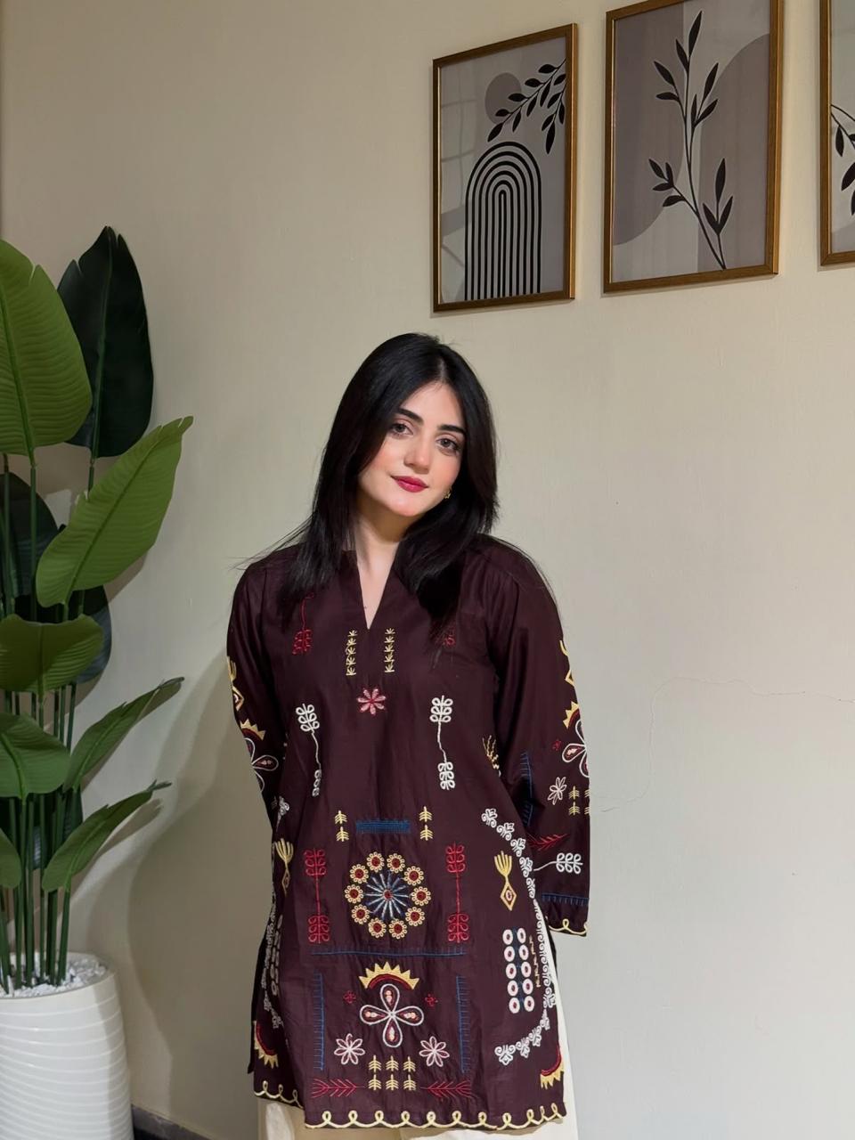 Dhanak Full Heavy Embroidered 2Pc