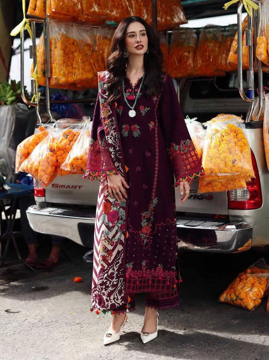 Charizma Dhanak Full Heavy Embroidered 3Pc