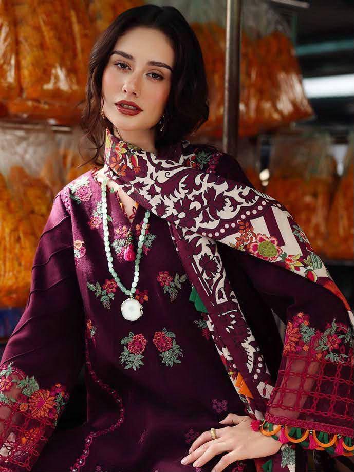 Charizma Dhanak Full Heavy Embroidered 3Pc