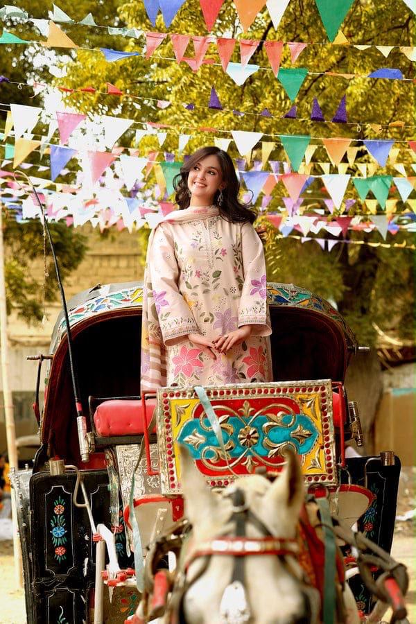 Aneela's Dhanak Full Heavy Embroidered 3Pc