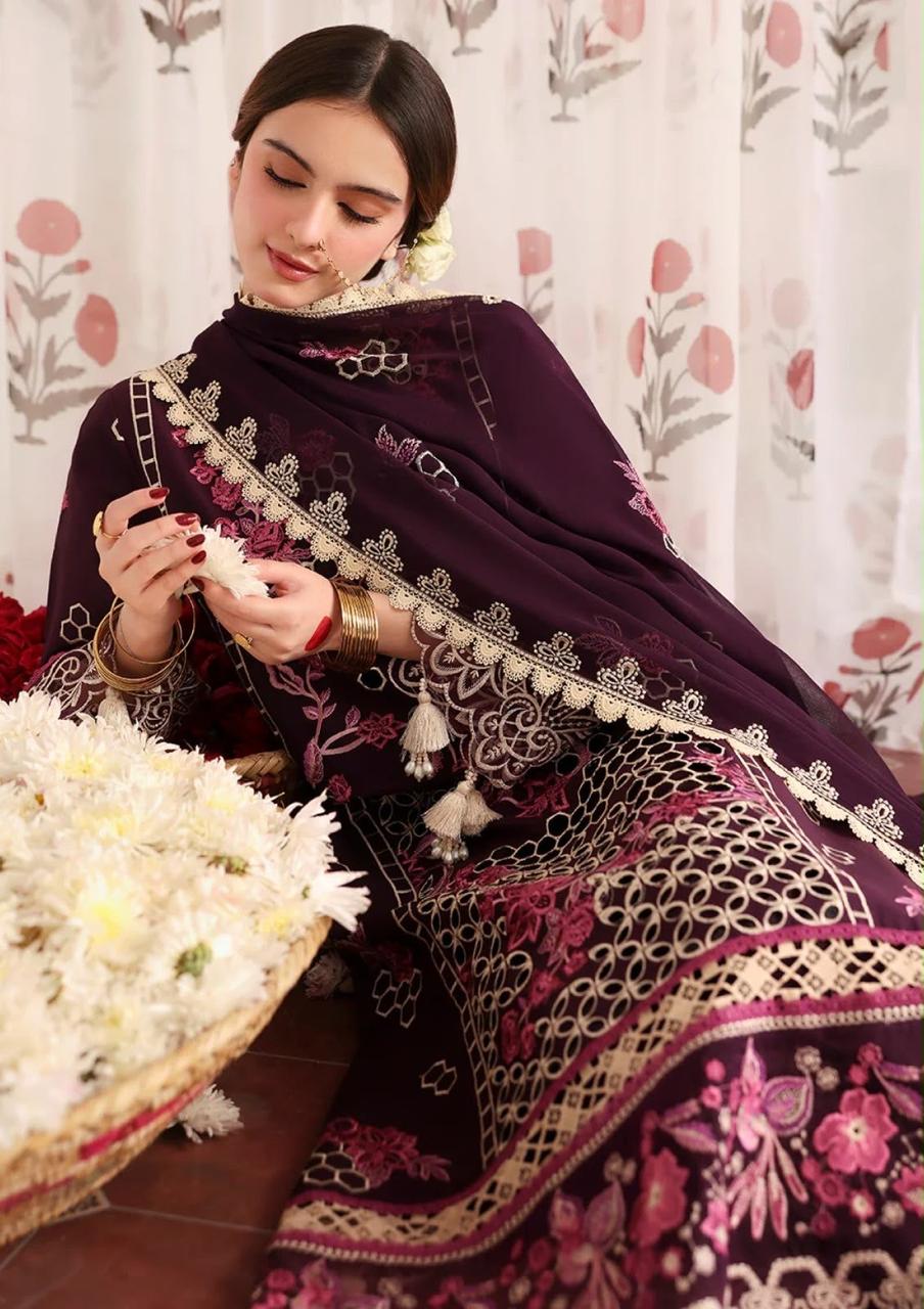 Dhanak Full Heavy Embroidered 3Pc