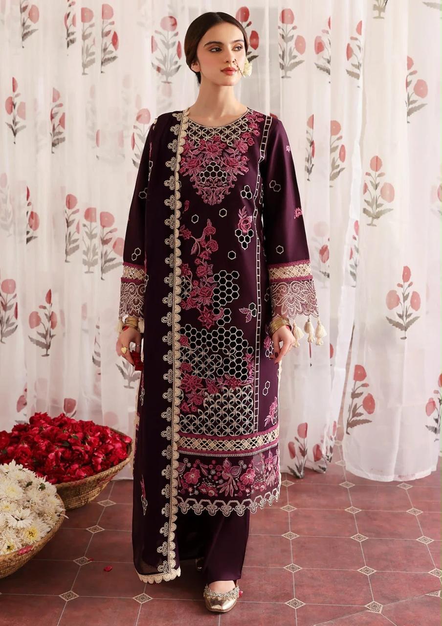 Dhanak Full Heavy Embroidered 3Pc