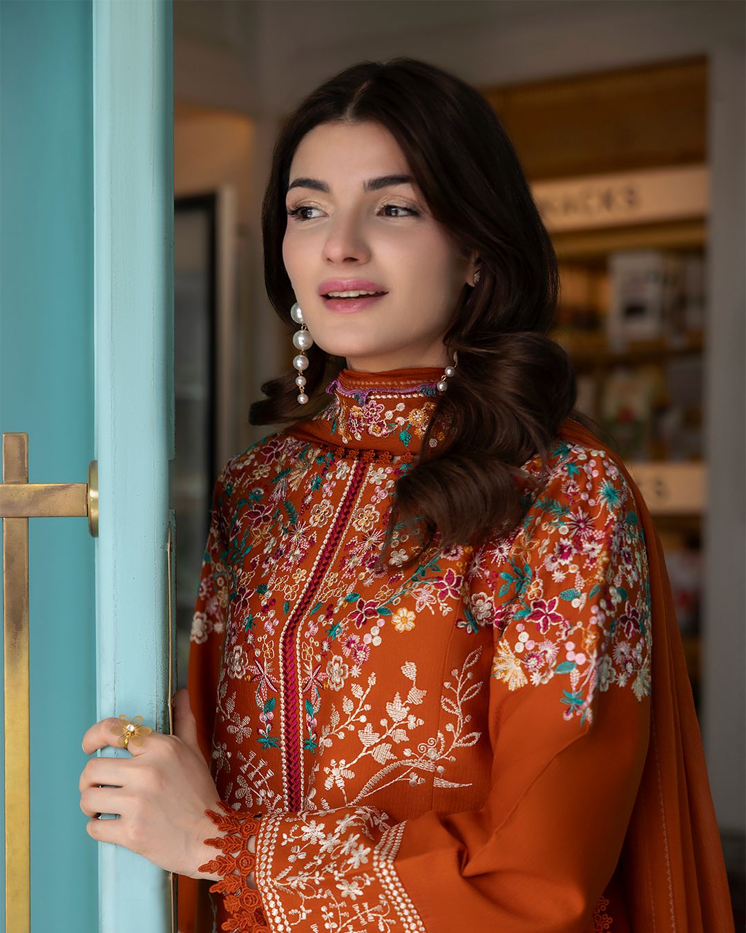 Batik Dhanak Full Heavy Embroidered 3Pc