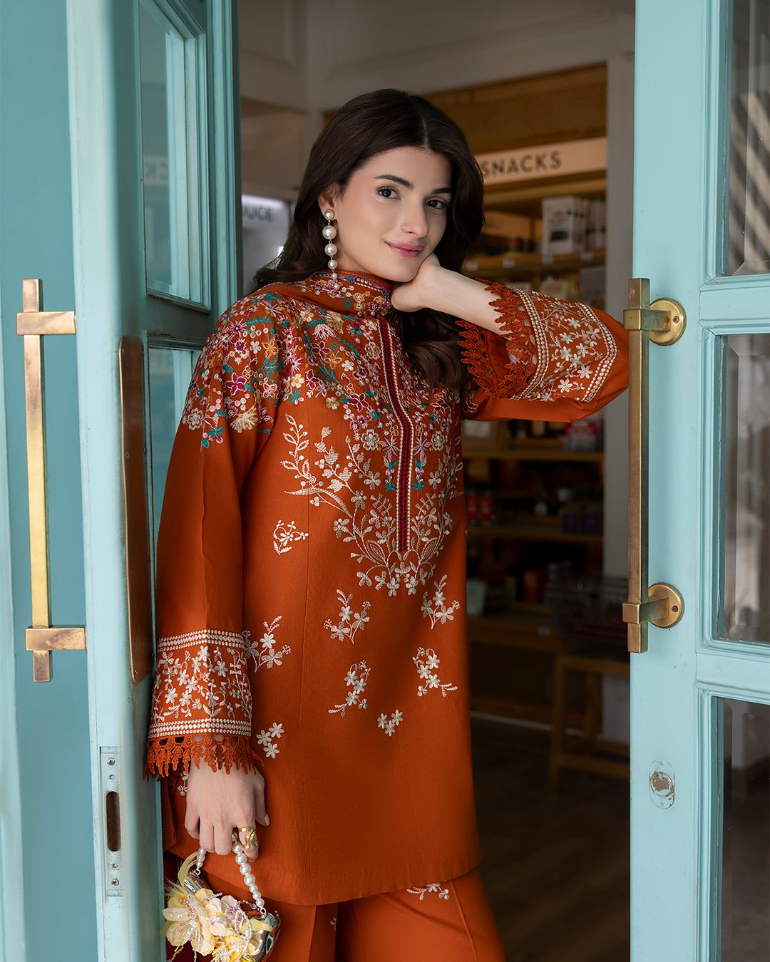 Batik Dhanak Full Heavy Embroidered 3Pc