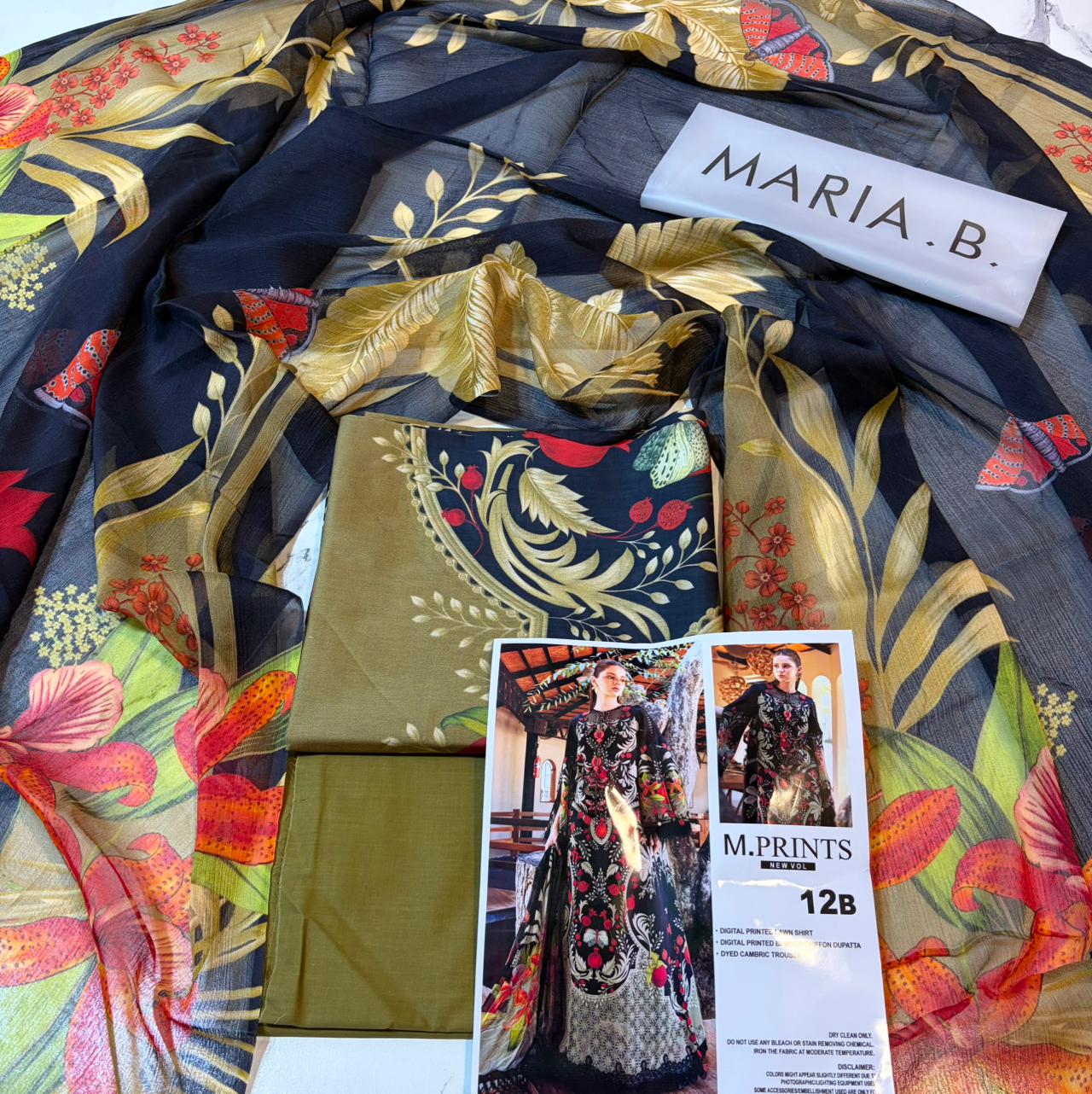 Maria B Luxury Printed Lawn 3PC M15