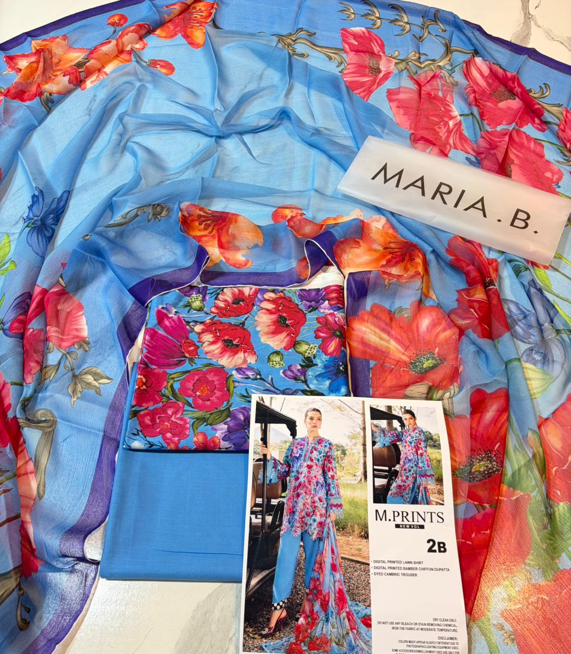 Maria B Luxury Printed Lawn 3PC M8