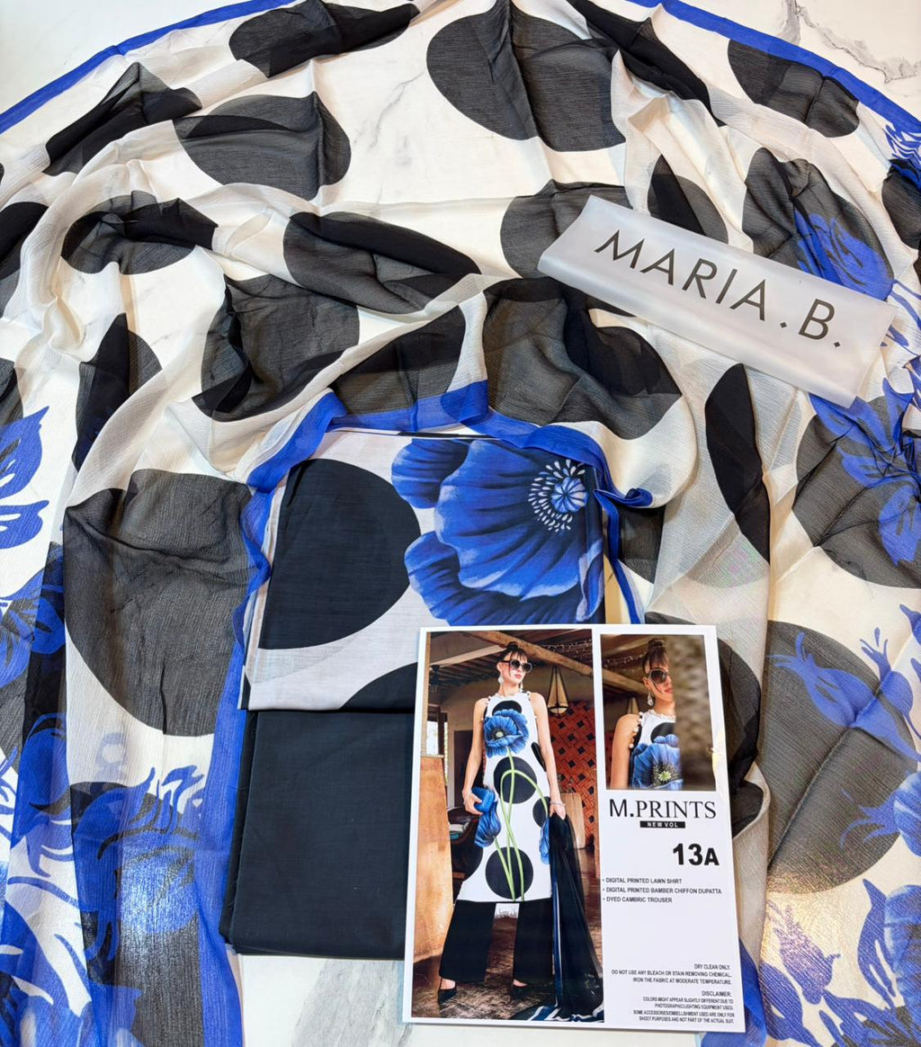 Maria B Luxury Printed Lawn 3PC M16