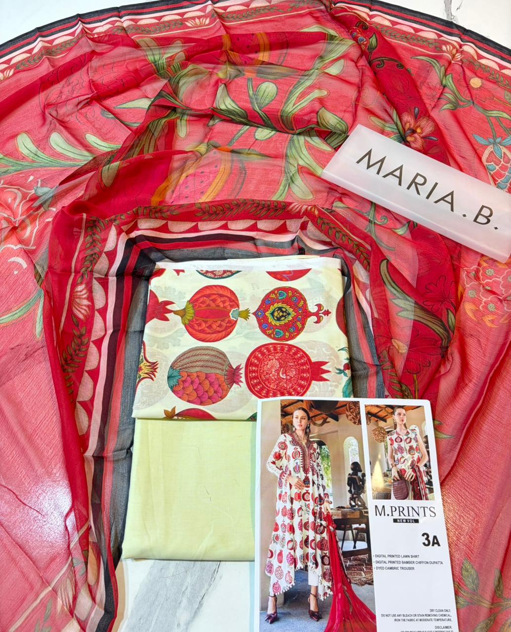 Maria B Luxury Printed Lawn 3PC M7