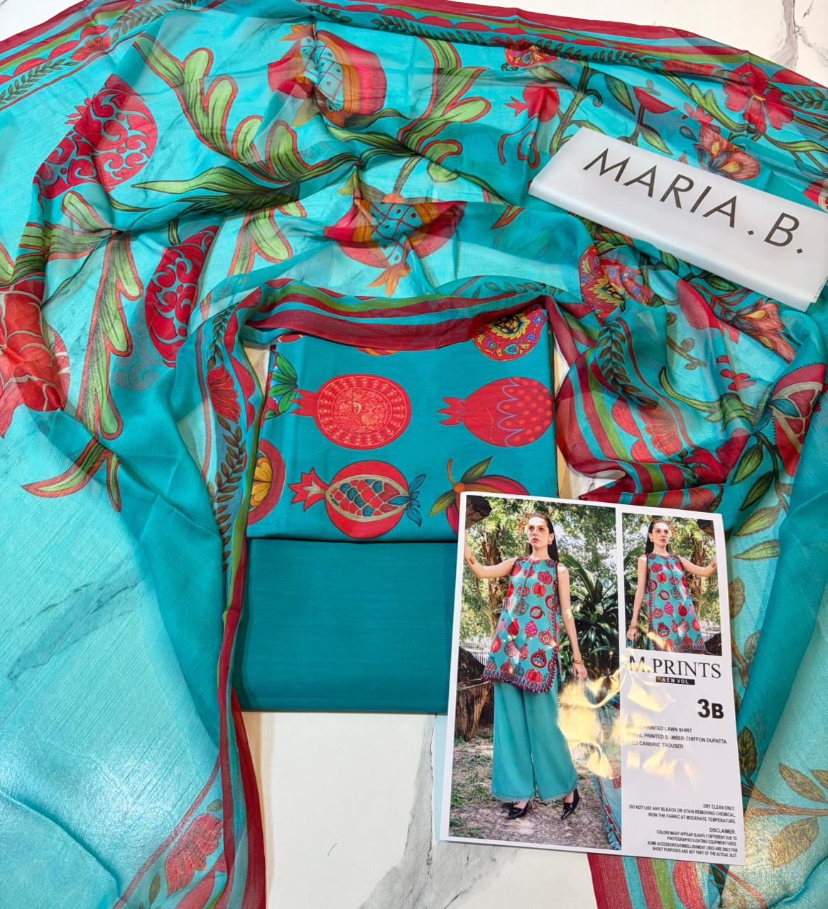 Maria B Luxury Printed Lawn 3PC M9