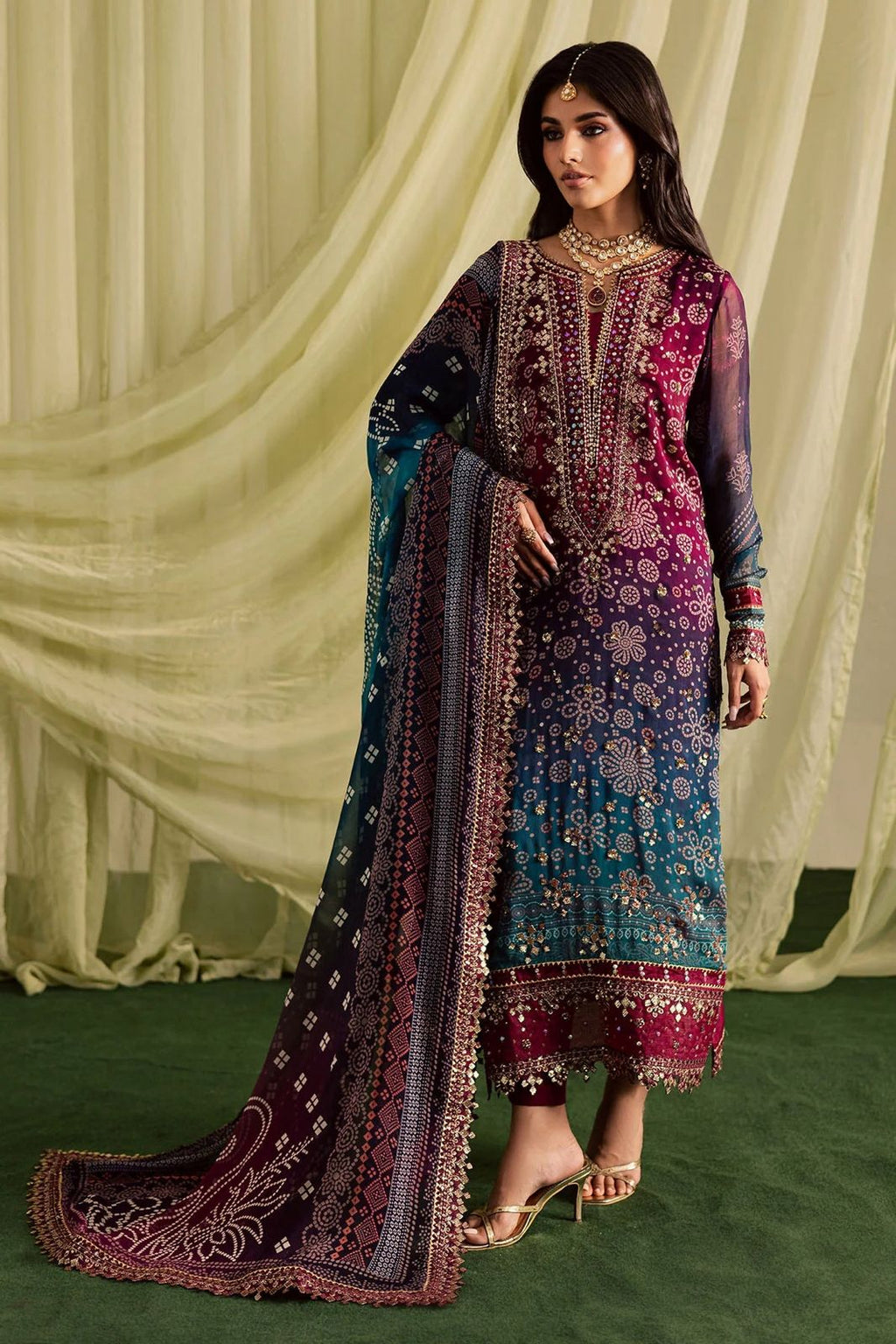 Lawn Embroidered 3Piece CODE 1010