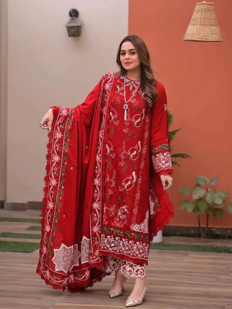 Lawn Embroidered 3Piece CODE 1011