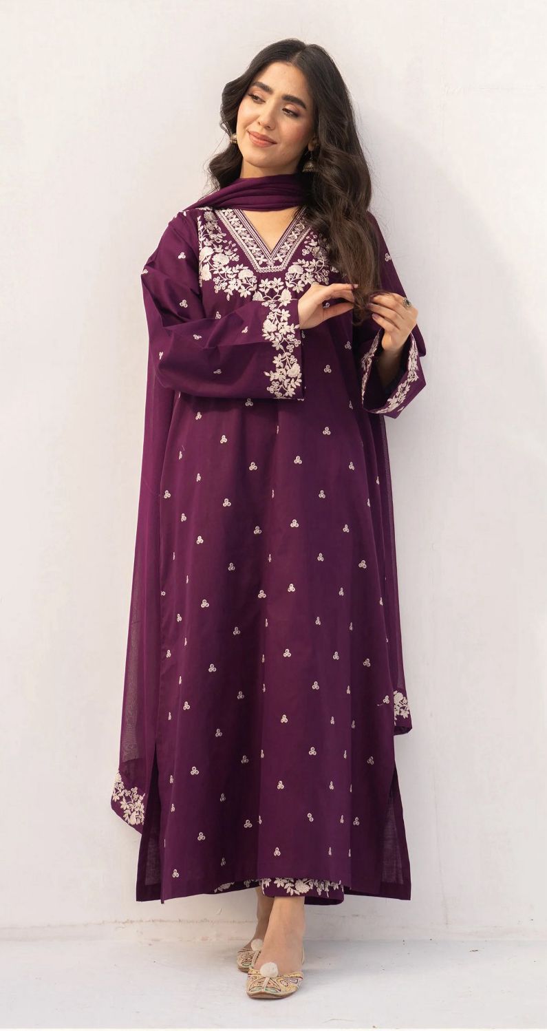 Lawn Embroidered 3Piece CODE 1016