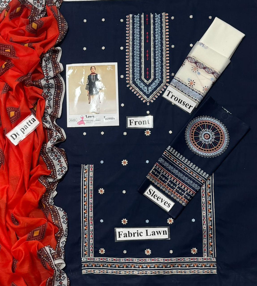 Lawn Embroidered 2Piece CODE 901