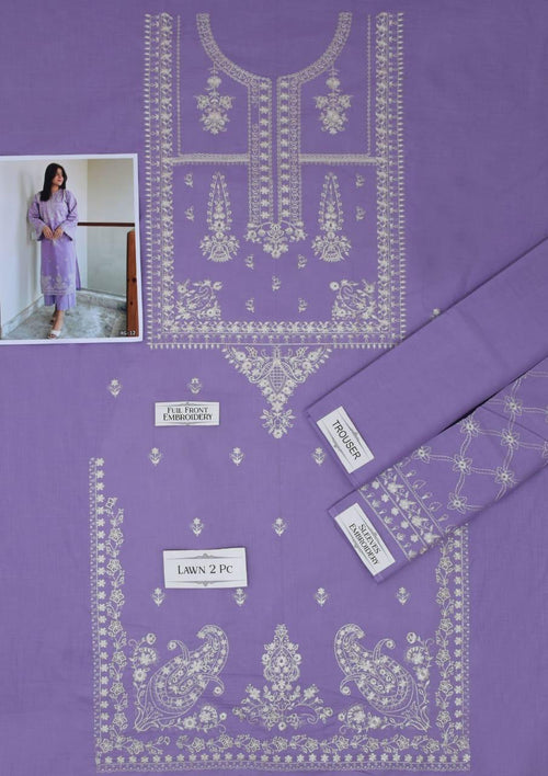 Lawn Embroidered 2Piece CODE 902