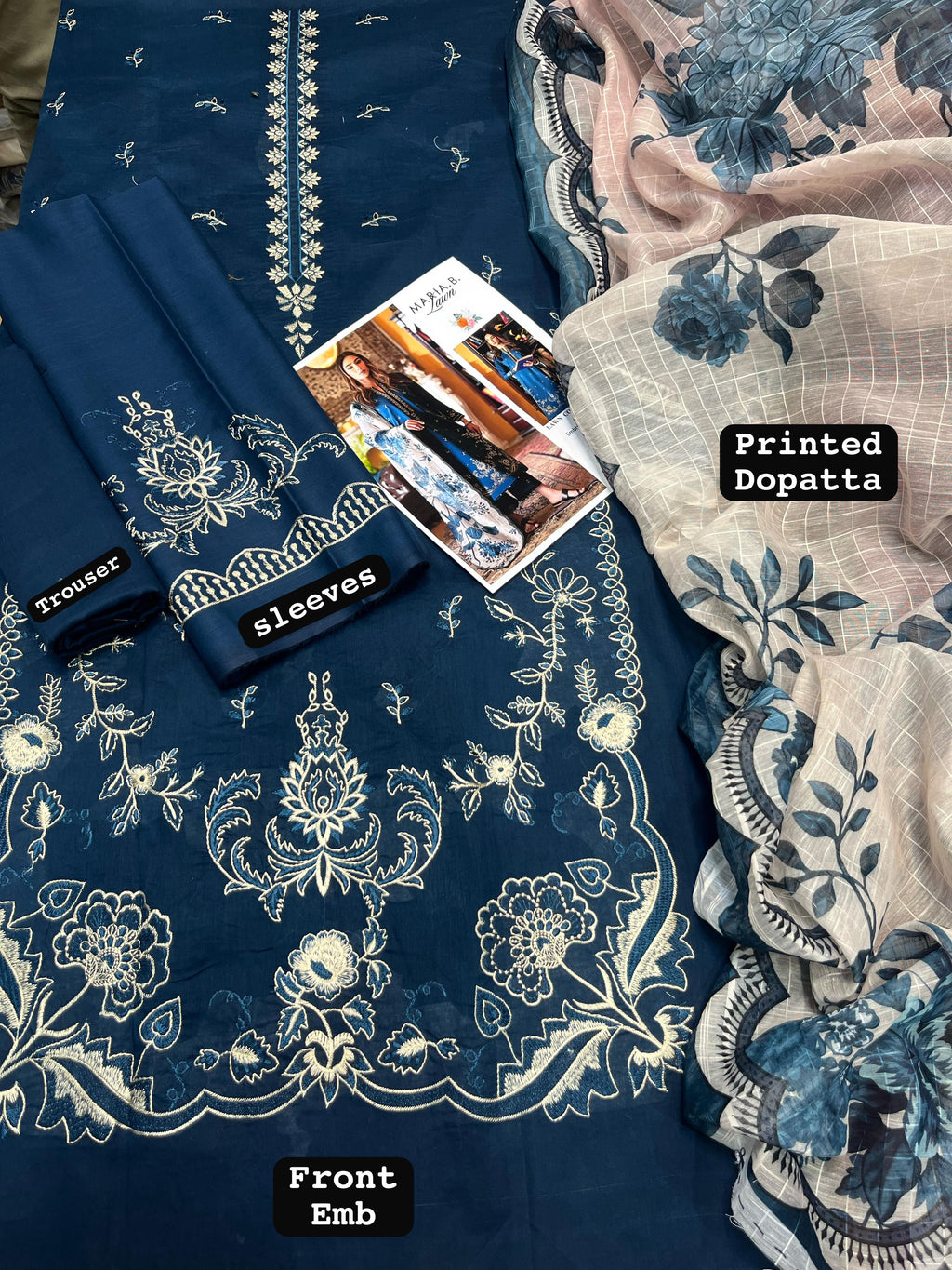Lawn Embroidered 3Piece CODE 1030