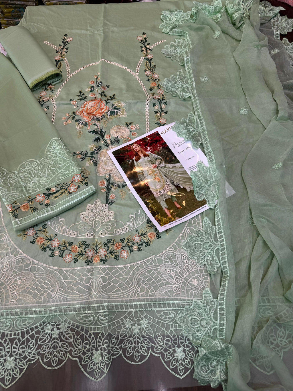 Lawn Embroidered 3Piece CODE 1029