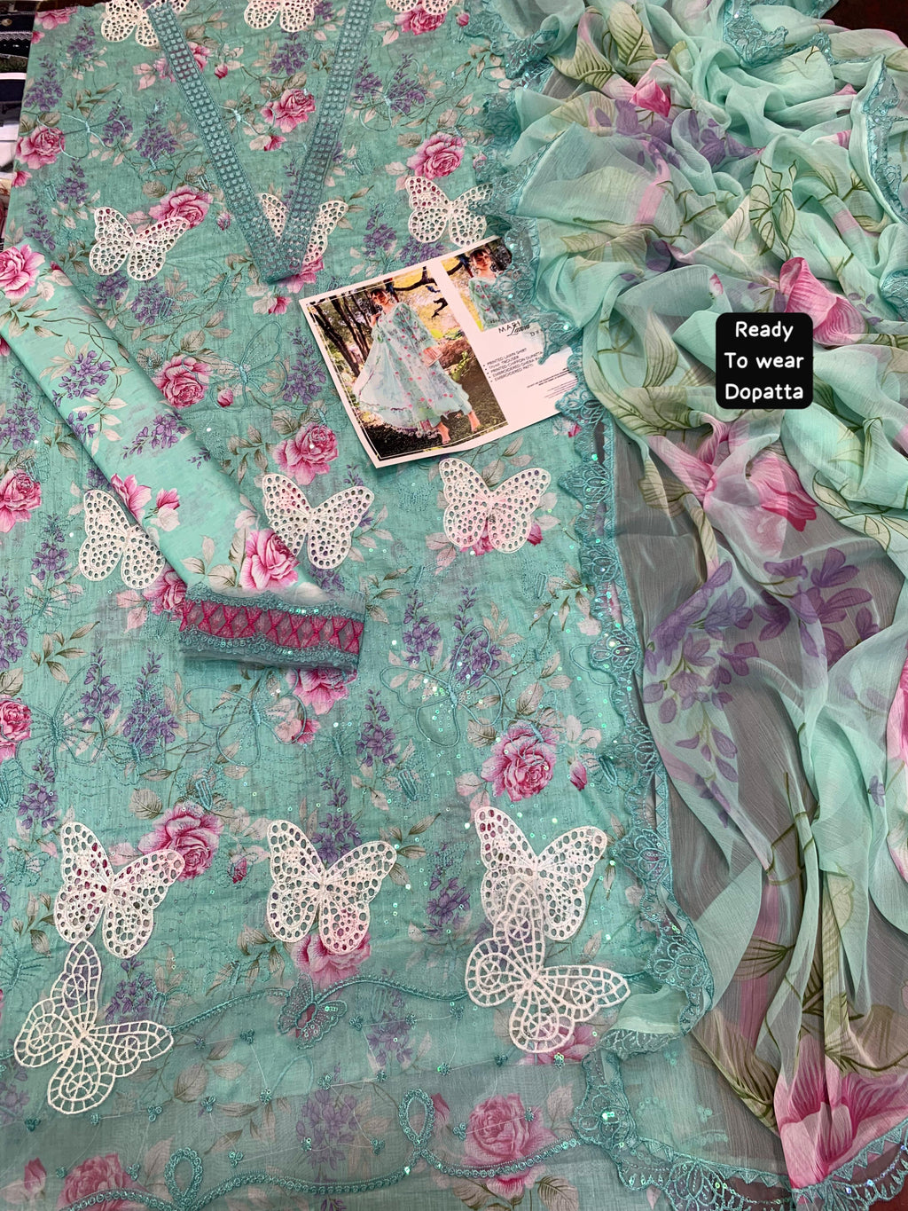 Lawn Embroidered 3Piece CODE 1041