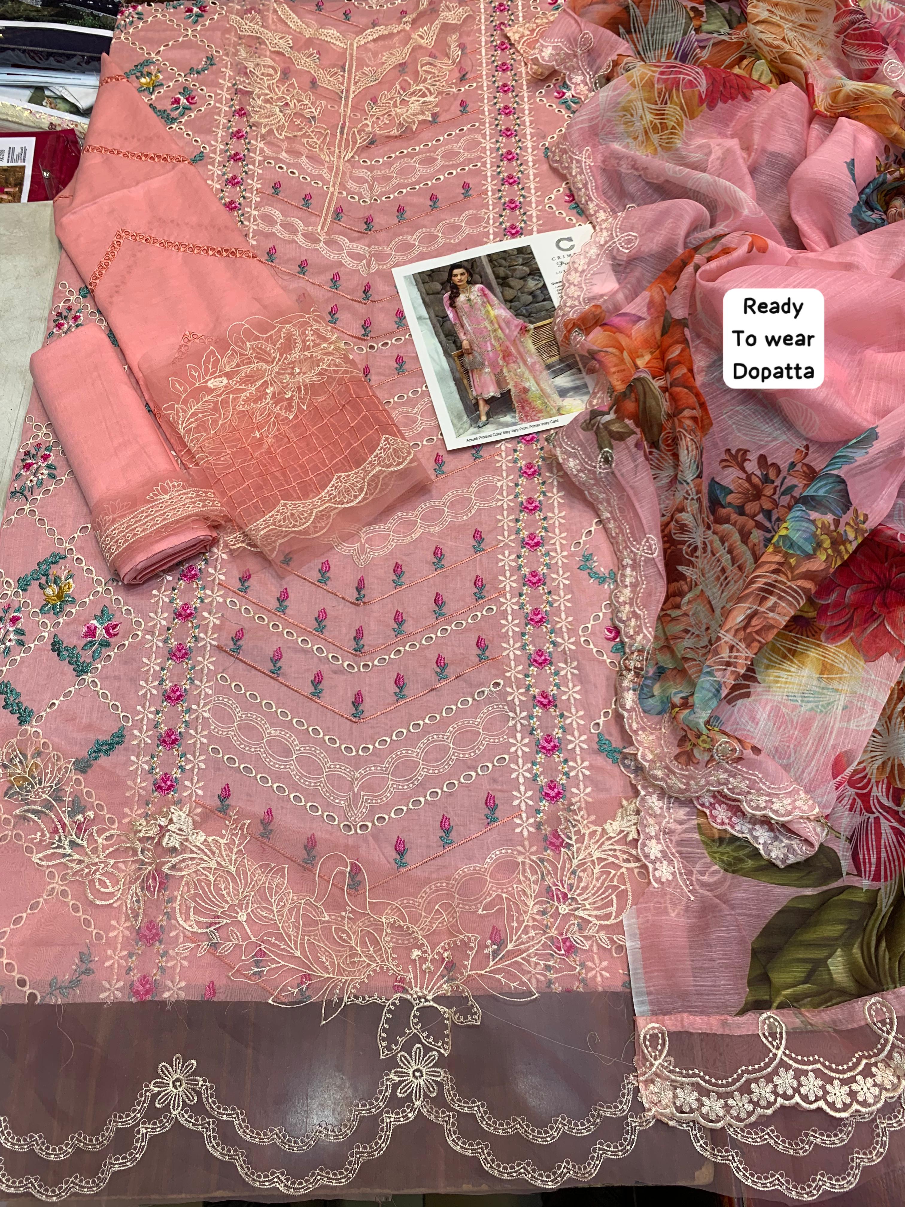Lawn Embroidered 3Piece CODE 1038