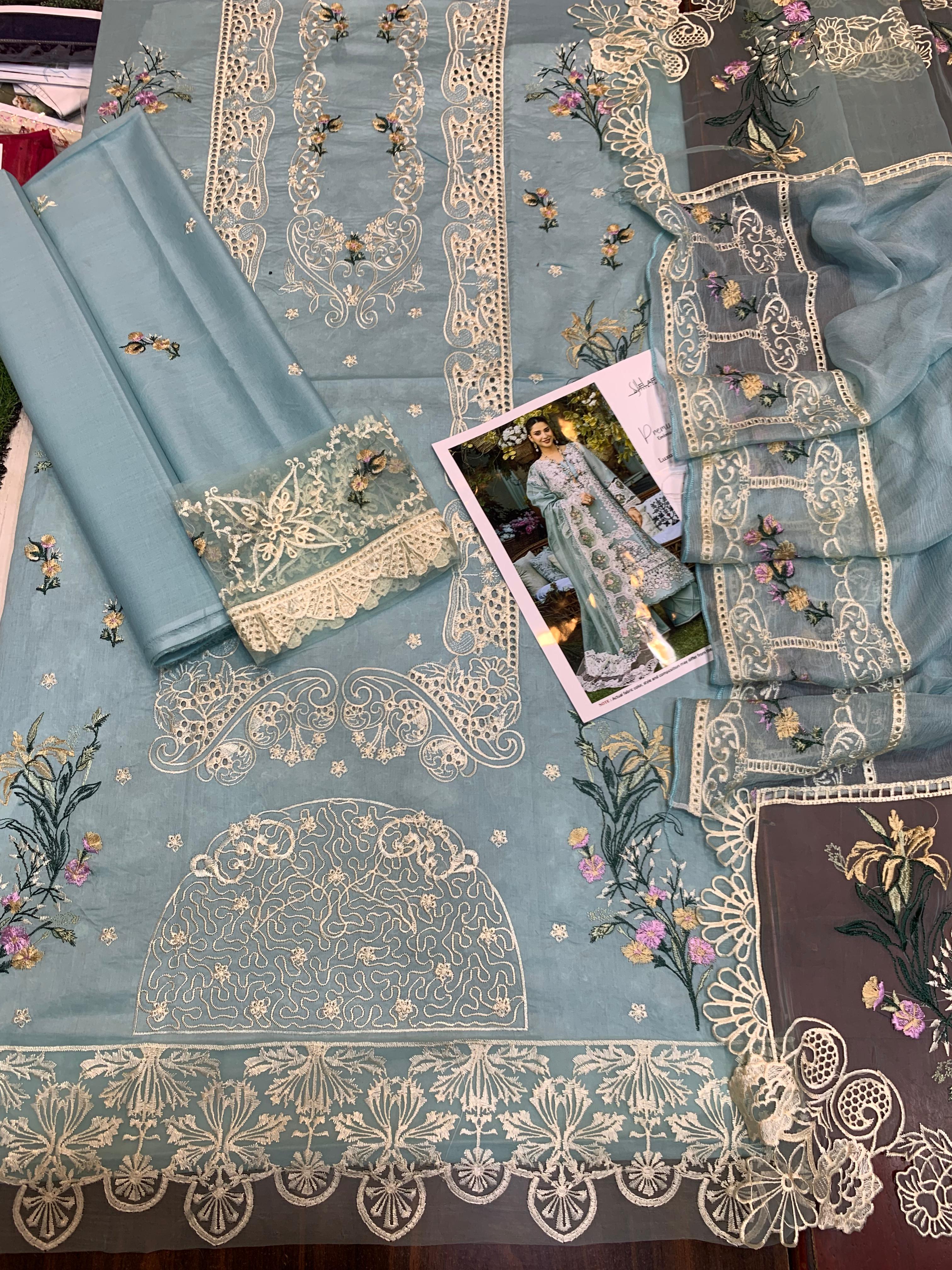 Lawn Embroidered 3Piece CODE 1037