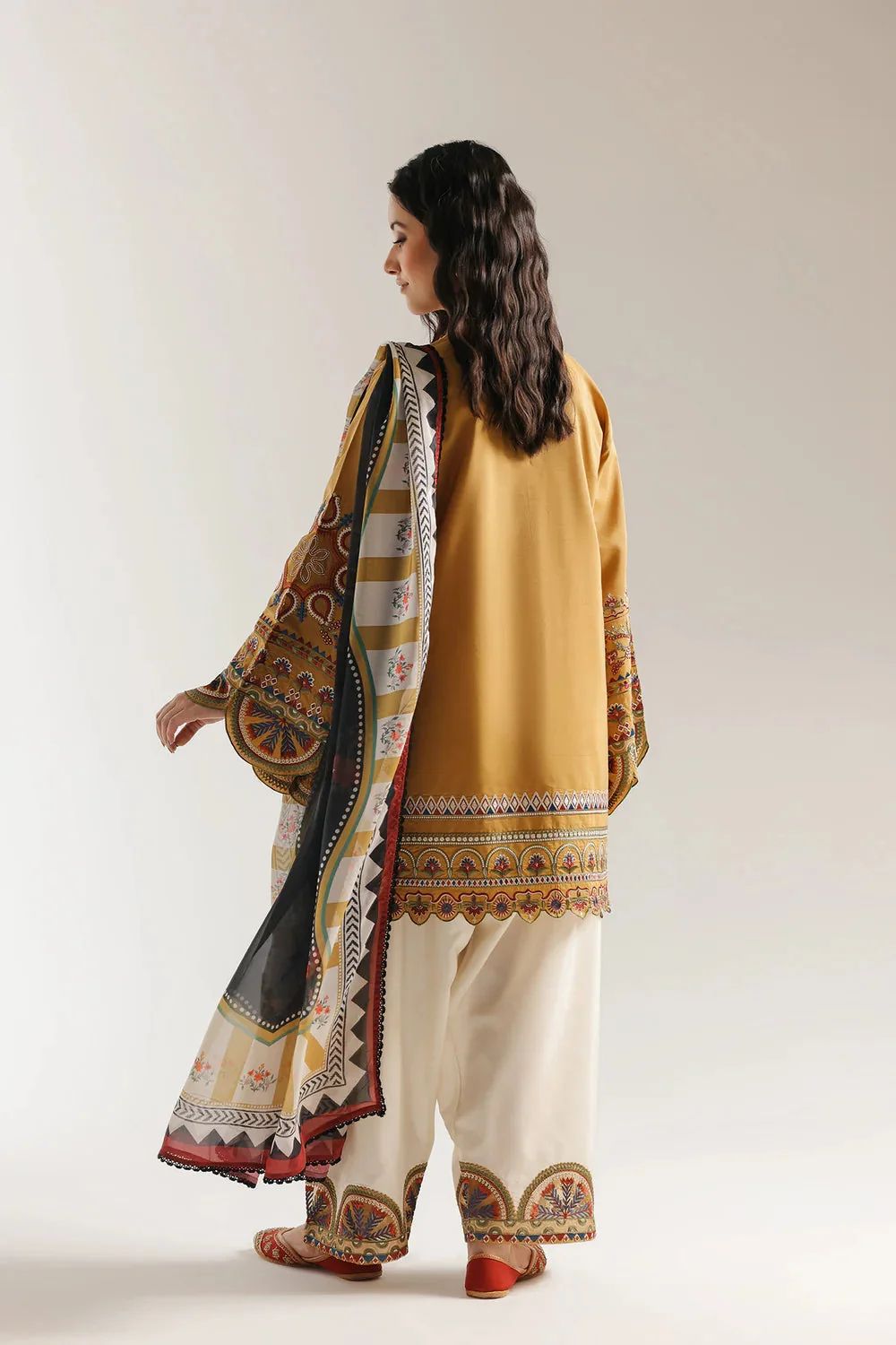 Ethnic Dhanak Full Heavy Embroidered 3Pc