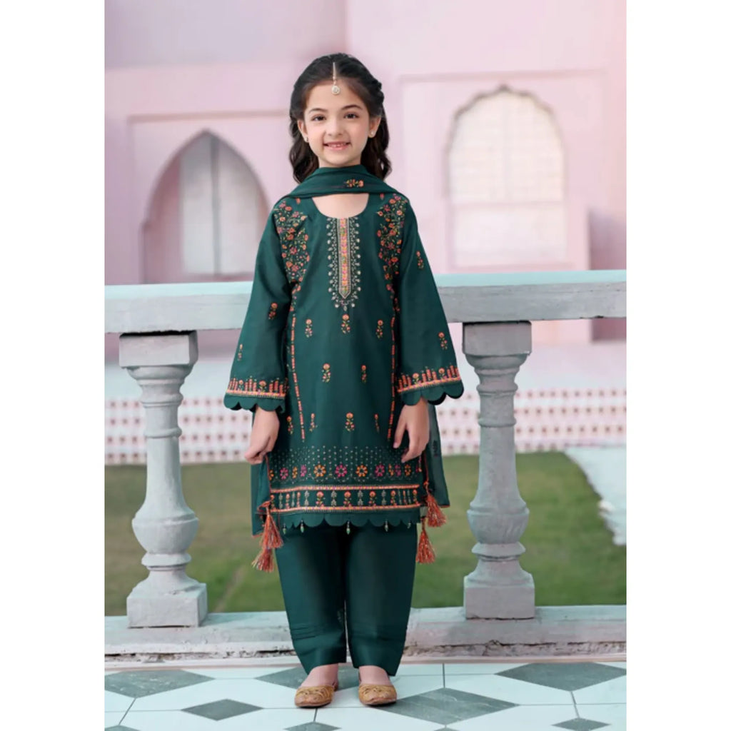 Lawn Embroidered 2Piece Kids
