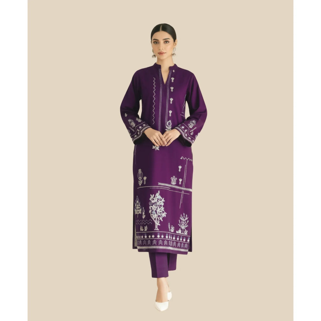Lawn Embroidered 2Piece CODE 906