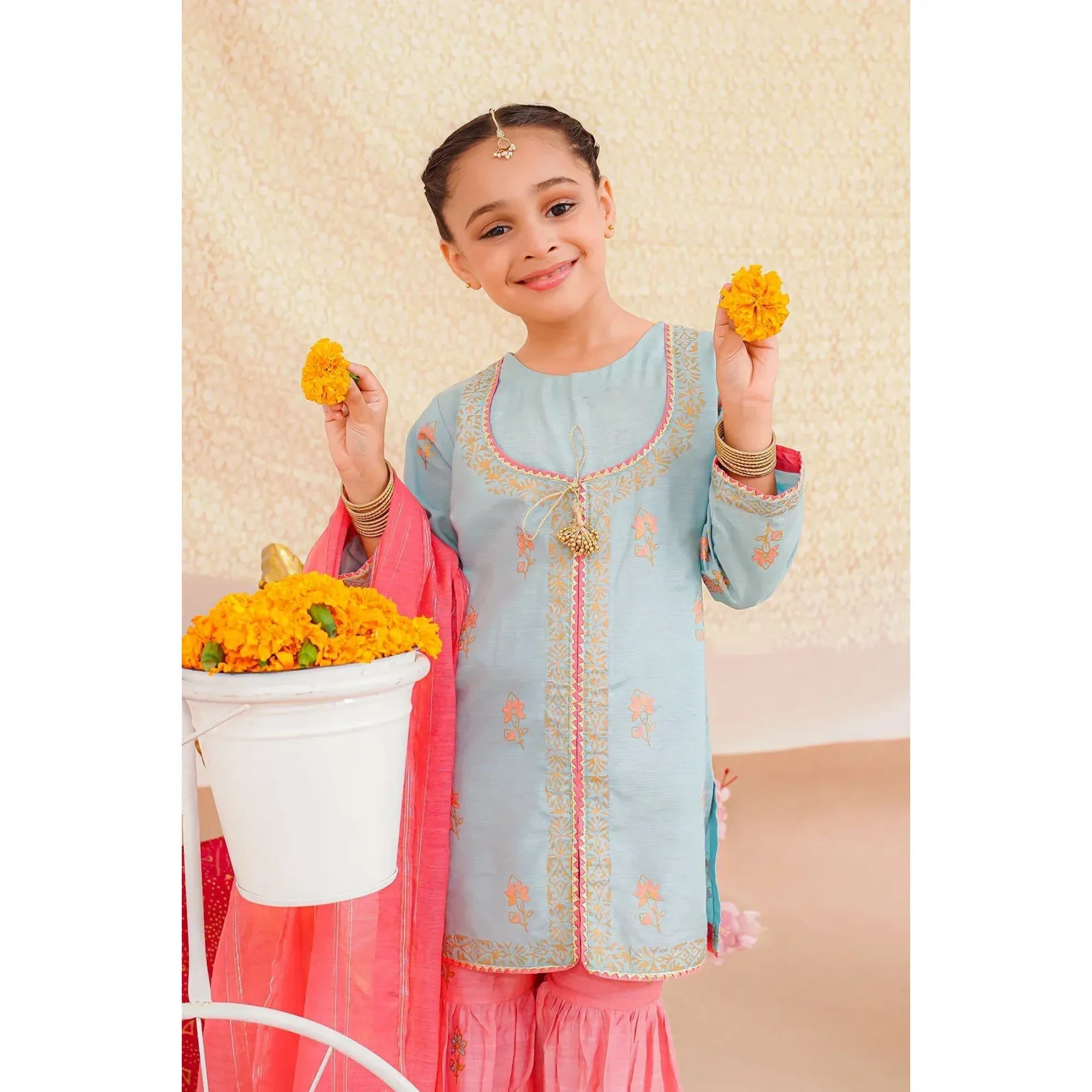 Lawn Embroidered 2Piece Kids