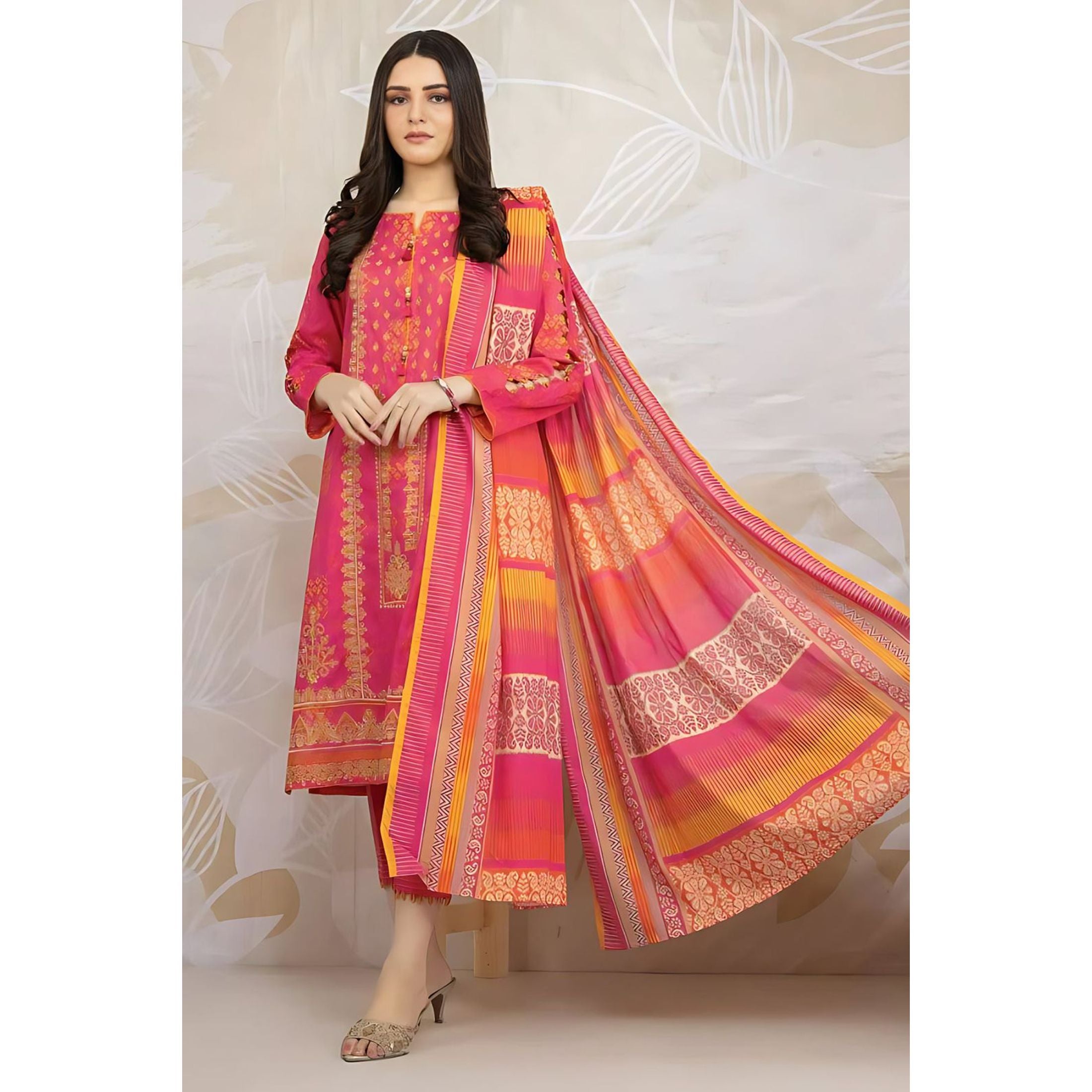 Lawn Embroidered 2Piece CODE 909