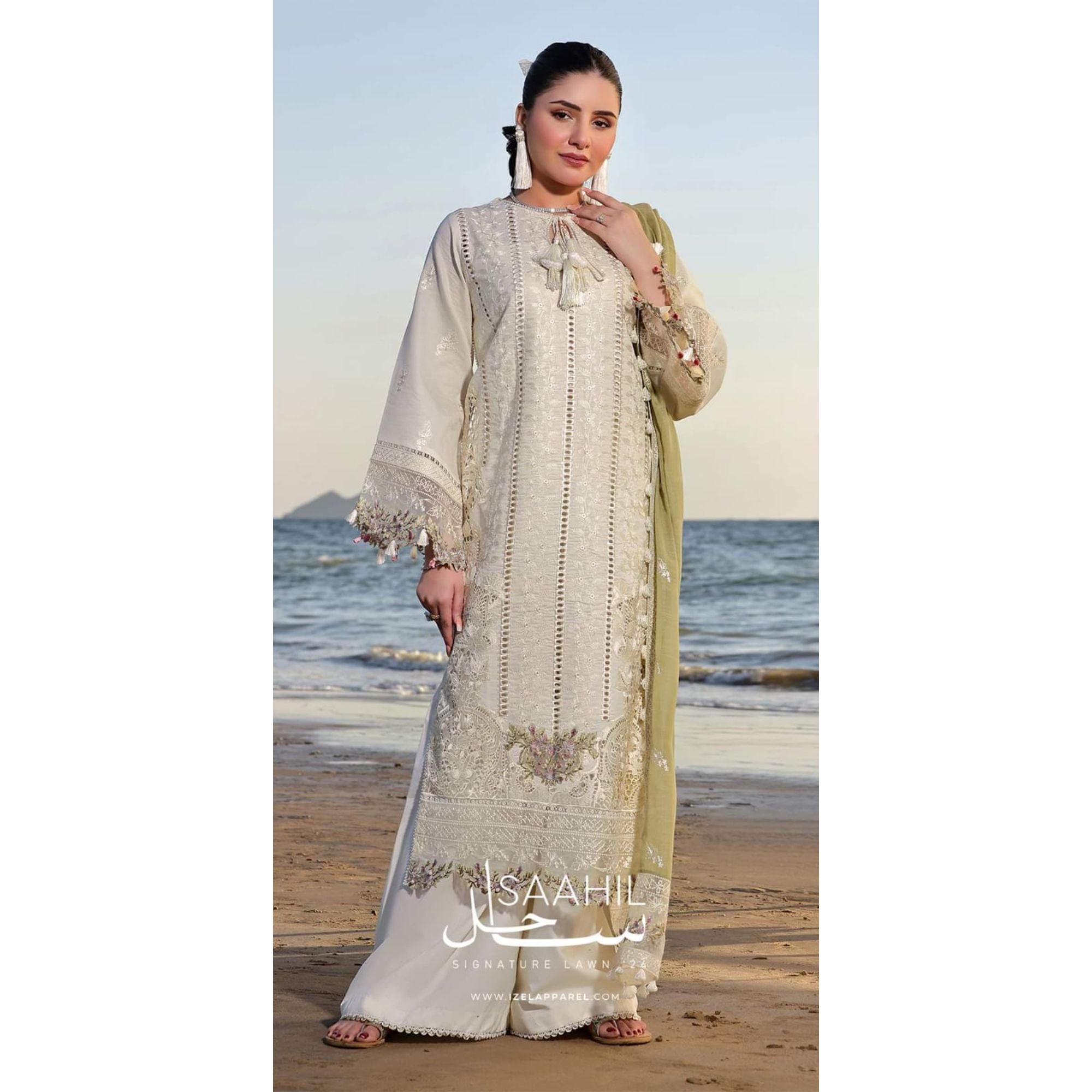 Lawn Embroidered 3Piece CODE 1017