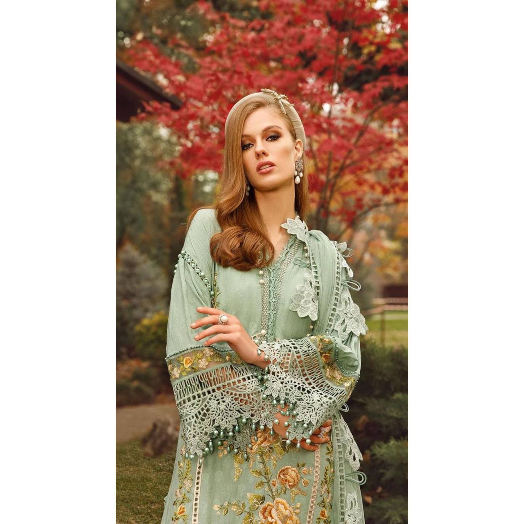 Lawn Embroidered 3Piece CODE 1029