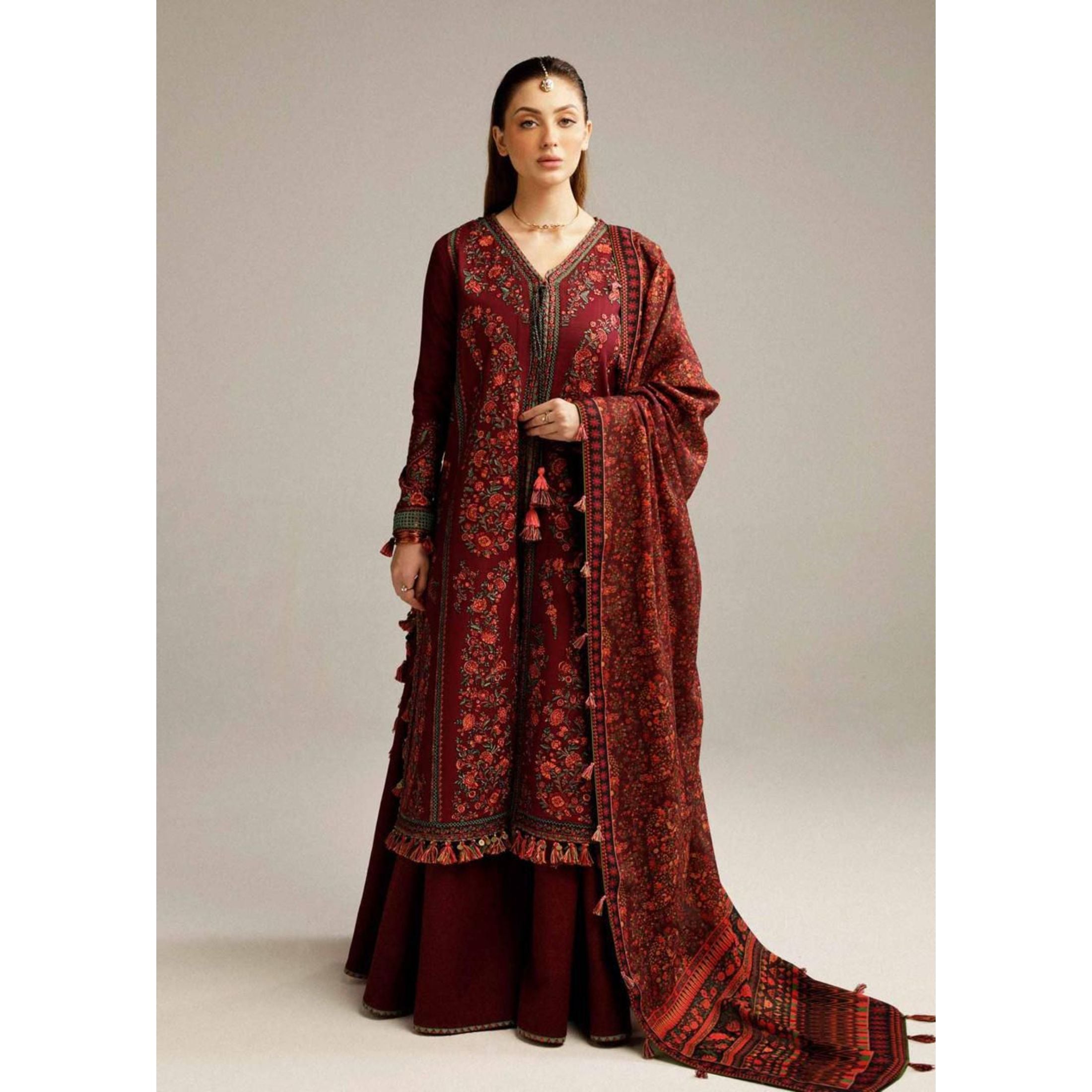 Lawn Embroidered 3Piece CODE 1028