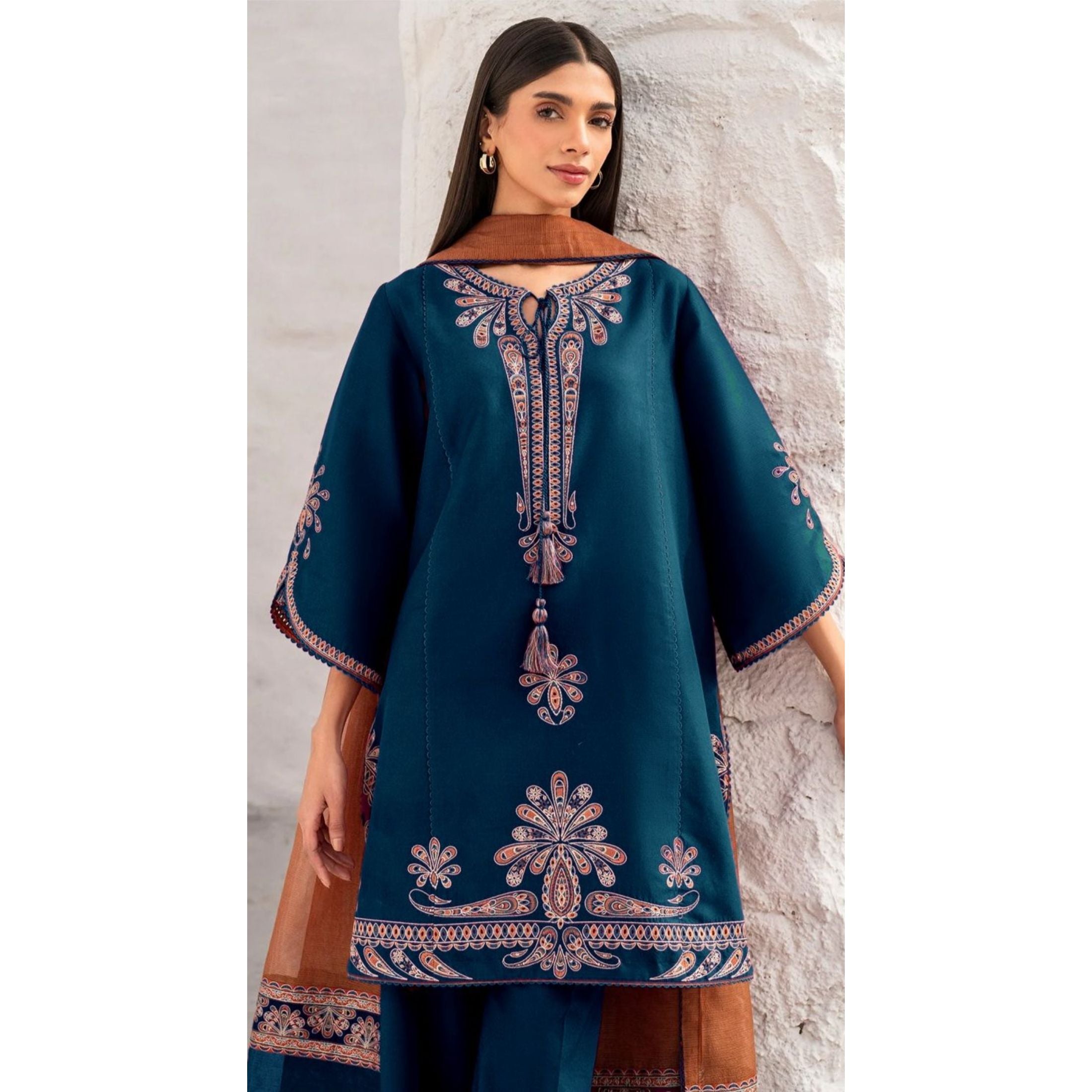 Lawn Embroidered 3Piece CODE 1036