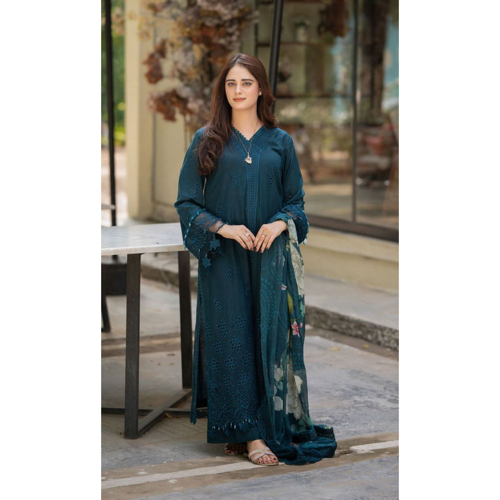 Lawn Embroidered 3Piece CODE 1035