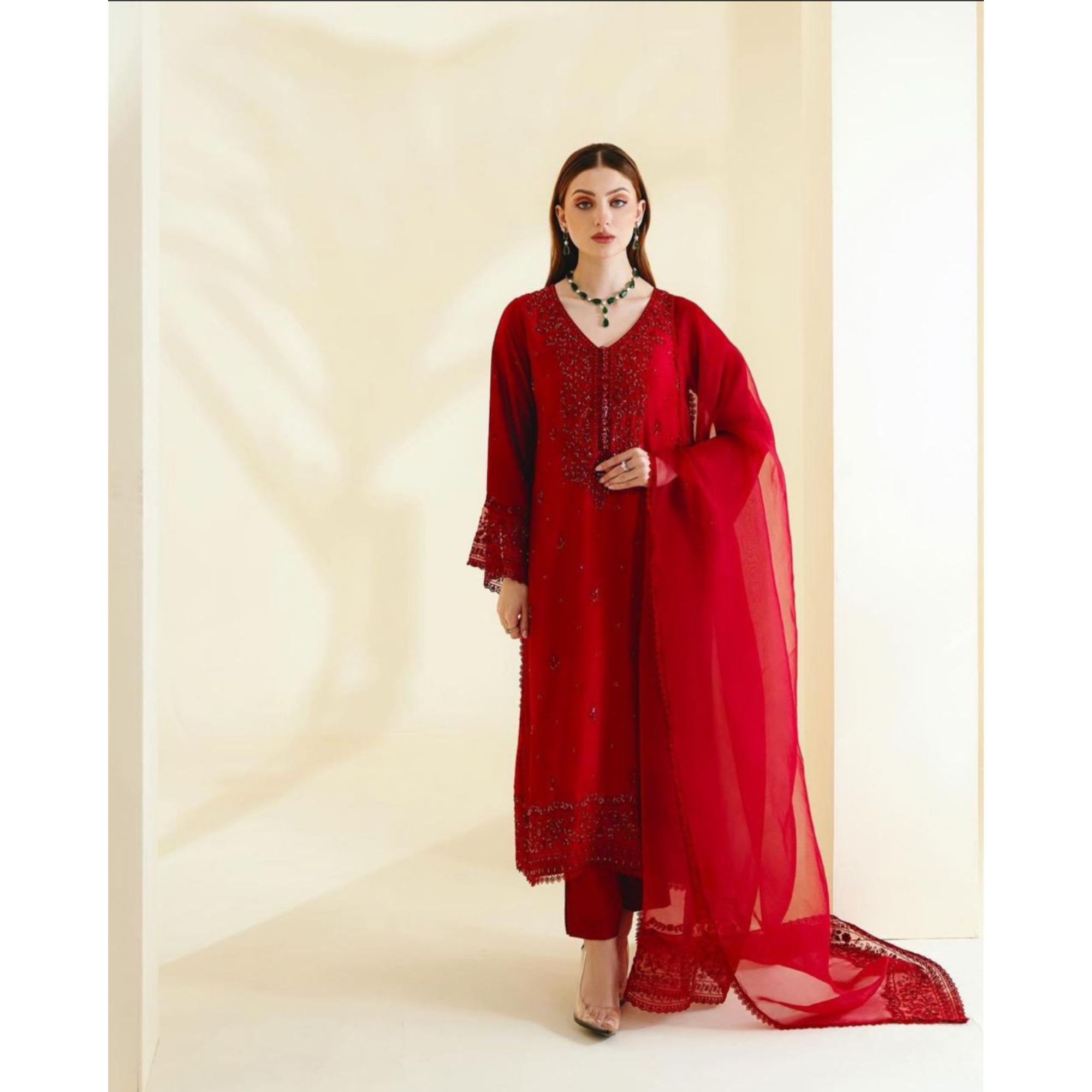 Lawn Embroidered 3Piece CODE 1052