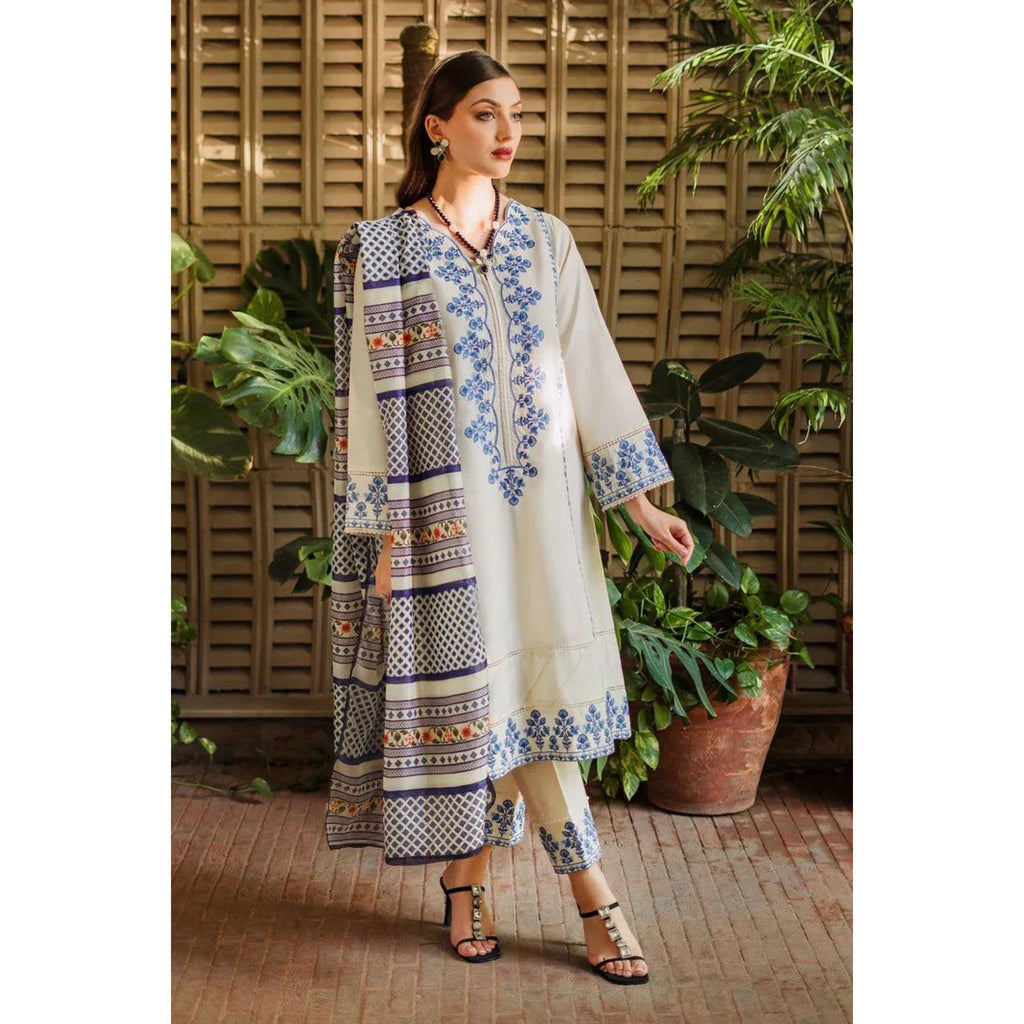 Lawn Embroidered 3Piece CODE 1062