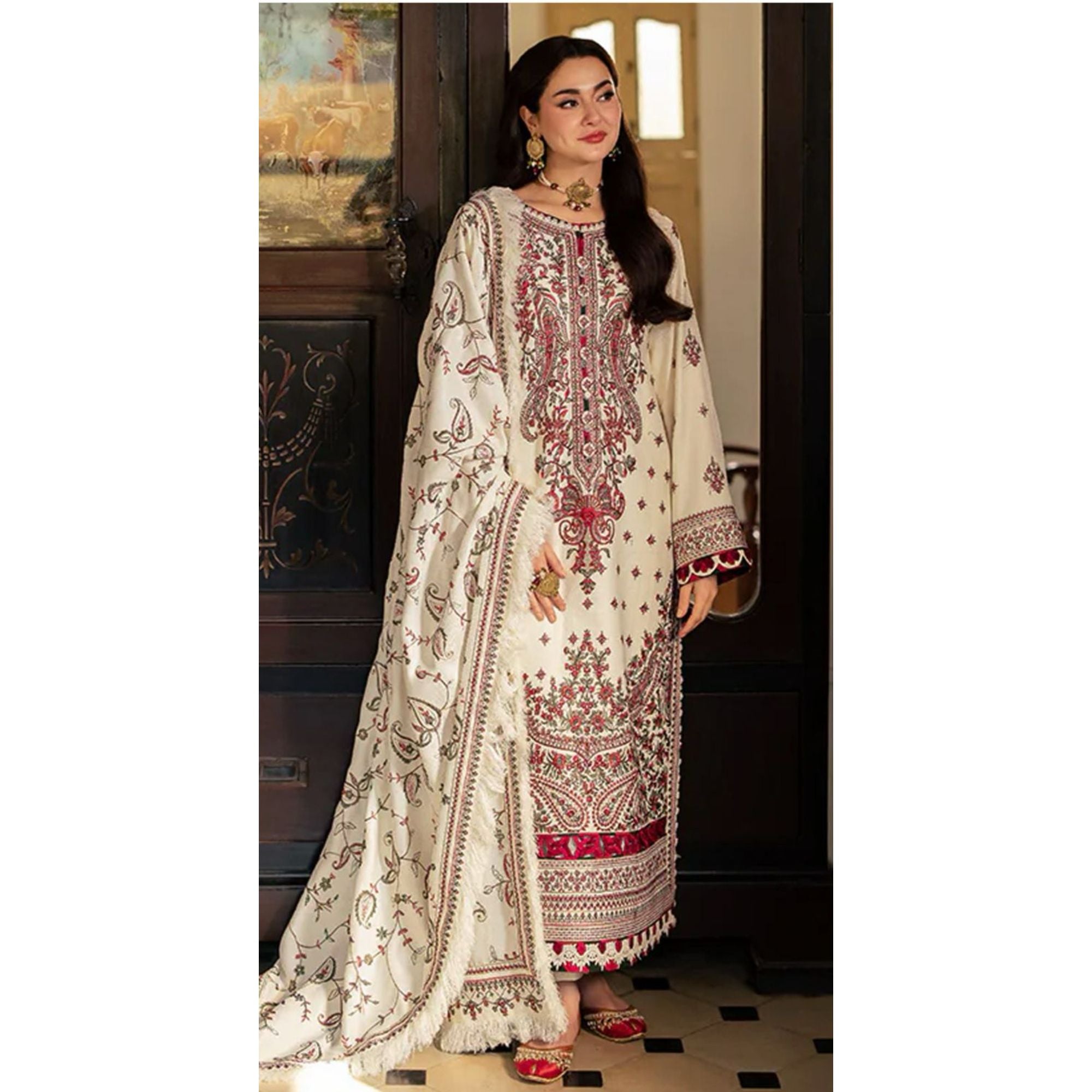 Lawn Embroidered 3Piece CODE 1067
