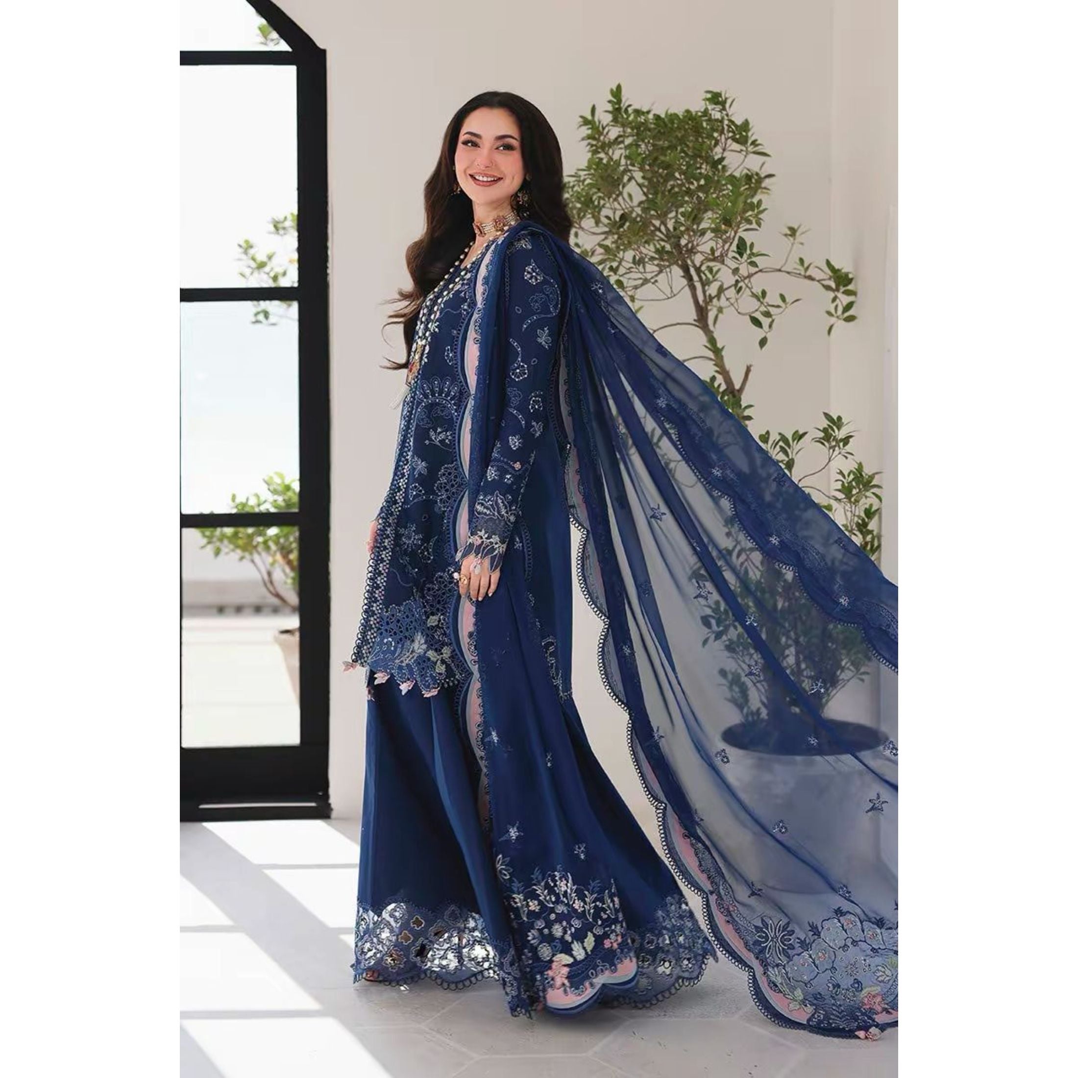 Lawn Embroidered 3Piece CODE 1025