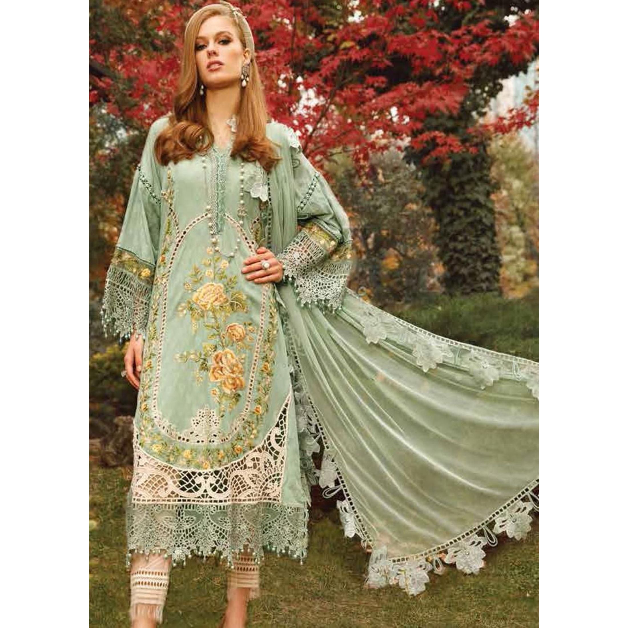 Lawn Embroidered 3Piece CODE 1029