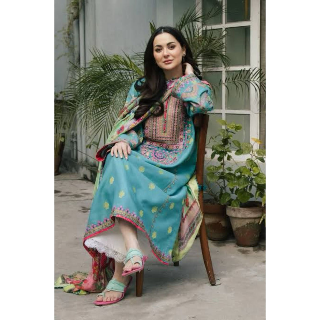 Lawn Embroidered 3Piece CODE 1043